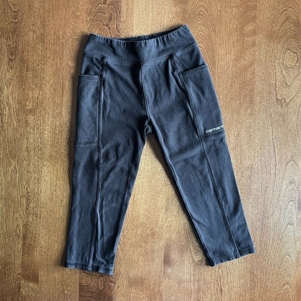 Carhartt black capri leggings 8
